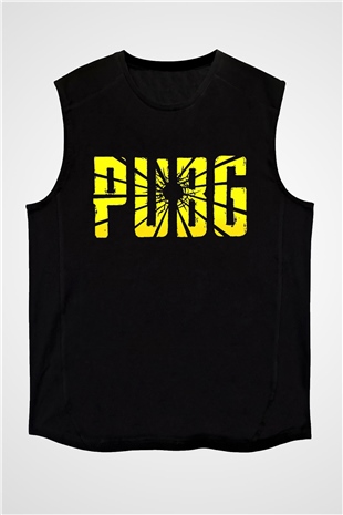 PUBG Siyah Unisex Kolsuz Tişört