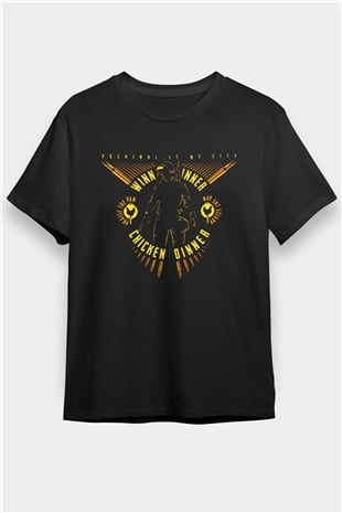 PUBG Siyah Unisex Tişört T-Shirt