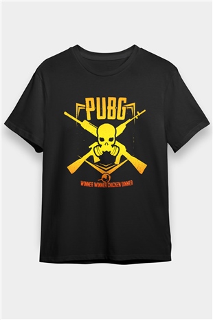 PUBG Siyah Unisex Tişört T-Shirt