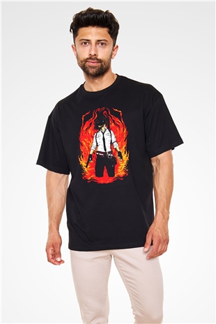 PUBG Siyah Oversize Tişört Oversize T-shirt