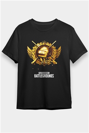 PUBG Siyah Unisex Tişört T-Shirt