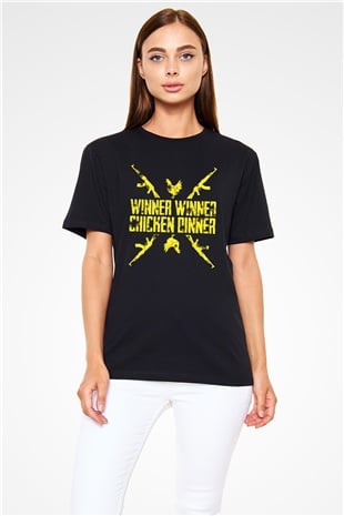 PUBG Siyah Unisex Tişört T-Shirt