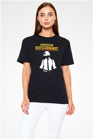 PUBG Siyah Unisex Tişört T-Shirt