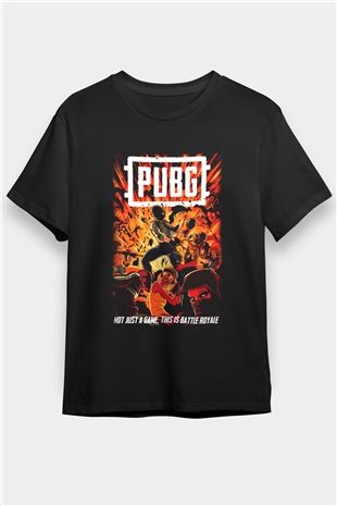 PUBG Siyah Unisex Tişört T-Shirt