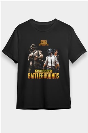 PUBG Siyah Unisex Tişört T-Shirt