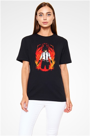 PUBG Siyah Unisex Tişört T-Shirt