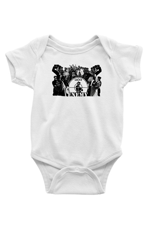 Public Enemy Beyaz Bebek Body - Zıbın