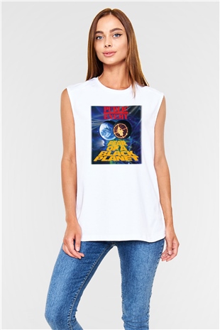 Public Enemy Beyaz Unisex Kolsuz Tişört