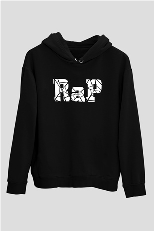 Public Enemy Siyah Unisex Hoodie