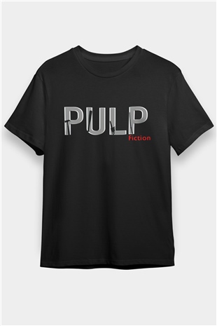 Pulp Fiction Siyah Unisex Tişört T-Shirt