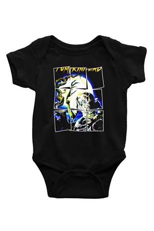 Pumpkinhead Siyah Bebek Body - Zıbın