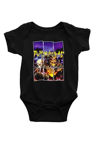 Pumpkinhead Siyah Bebek Body - Zıbın