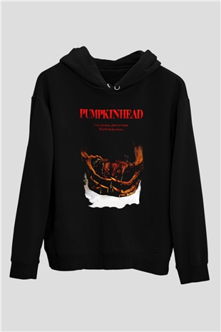 Pumpkinhead Siyah Unisex Kapüşonlu Sweatshirt