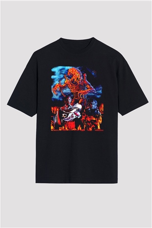Pumpkinhead Siyah Unisex Oversize Tişört