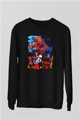 Pumpkinhead Siyah Unisex Sweatshirt