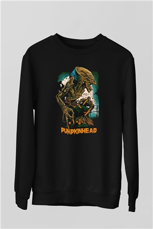 Pumpkinhead Siyah Unisex Sweatshirt