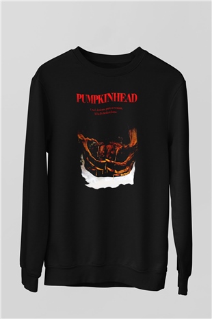 Pumpkinhead Siyah Unisex Sweatshirt