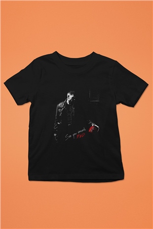 Punisher Baskılı Siyah Unisex Çocuk Tişört