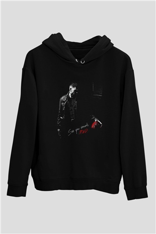 Punisher Siyah Unisex Hoodie