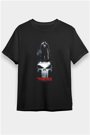 Punisher Siyah Unisex Tişört T-Shirt