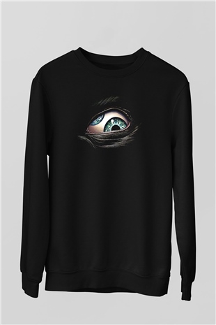 Puscifer Baskılı Unisex Siyah Sweatshirt
