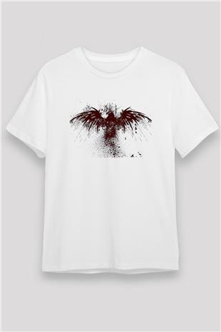 Pusha T Baskılı Unisex Beyaz Tişört - Tshirt