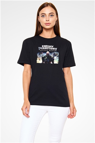 Quake Wars Siyah Unisex Tişört T-Shirt