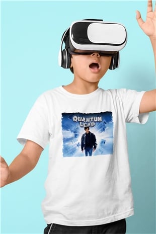 Quantum Leap Beyaz Unisex  Çocuk Tişört