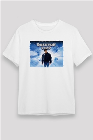 Quantum Leap Beyaz Unisex Tişört