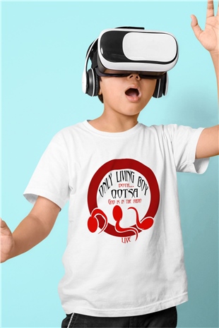 Queens of the Stone Age Baskılı Beyaz Unisex Çocuk Tişört