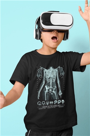 Queens of the Stone Age Baskılı Siyah Unisex Çocuk Tişört