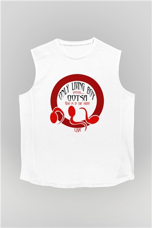 Queens of the Stone Age Beyaz Unisex Kolsuz Tişört