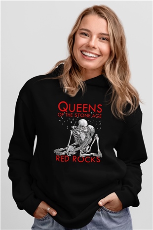 Queens of the Stone Age Siyah Unisex Hoodie