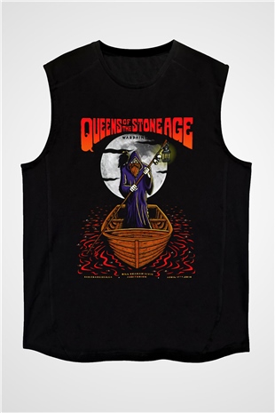 Queens of the Stone Age Siyah Unisex Kolsuz Tişört