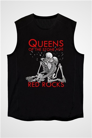 Queens of the Stone Age Siyah Unisex Kolsuz Tişört