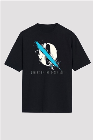 Queens of the Stone Age Siyah Unisex Oversize Tişört T-Shirt