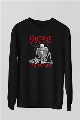Queens of the Stone Age Siyah Unisex Sweatshirt