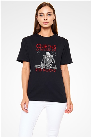 Queens of the Stone Age Siyah Unisex Tişört T-Shirt - TişörtFabrikası