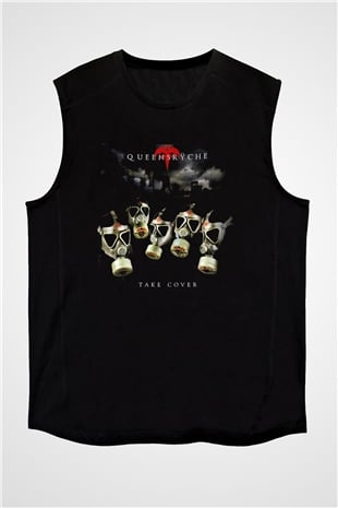 Queensryche Siyah Unisex Kolsuz Tişört