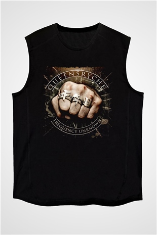 Queensryche Siyah Unisex Kolsuz Tişört