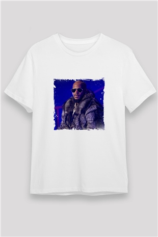 R. Kelly Baskılı Unisex Beyaz Tişört
