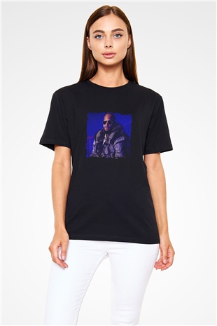 R. Kelly Baskılı Unisex Siyah Tişört