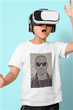 R.Kelly Beyaz Unisex Çocuk Tişört
