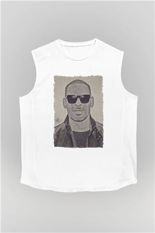 R.Kelly Beyaz Unisex Kolsuz Tişört