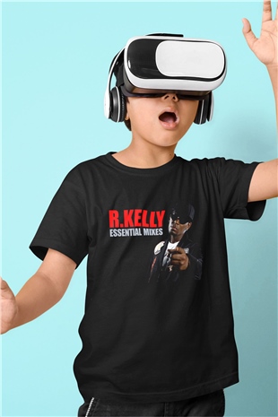 R.Kelly Siyah Unisex Çocuk Tişört