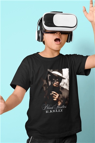 R.Kelly Siyah Unisex Çocuk Tişört