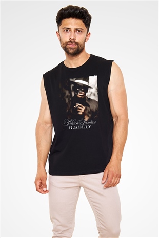 R.Kelly Siyah Unisex Kolsuz Tişört