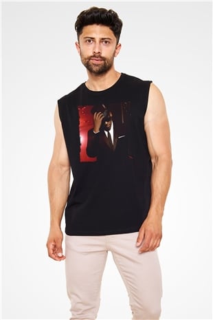 R.Kelly Siyah Unisex Kolsuz Tişört