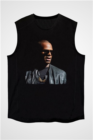 R.Kelly Siyah Unisex Kolsuz Tişört