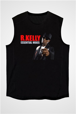 R.Kelly Siyah Unisex Kolsuz Tişört